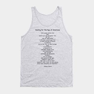 Healing for the Ego of Smallness Tank Top